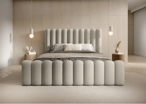 Łóżko Mona VII 180 w tkaninie Magic Velvet 2201