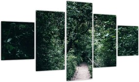 Obraz - Ścieżka przez las (125x70 cm)