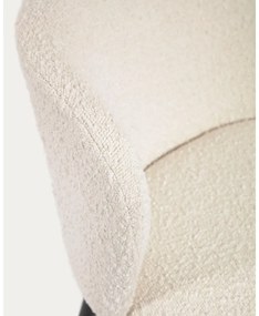 Biały hoker (wysokość siedziska 75 cm) Ciselia – Kave Home