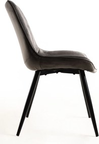 Zestaw 2 Krzese Lene Aksamitne