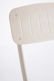 Beżowy stalowy zestaw mebli ogrodowych dla 2 osób Yvonne – Bizzotto