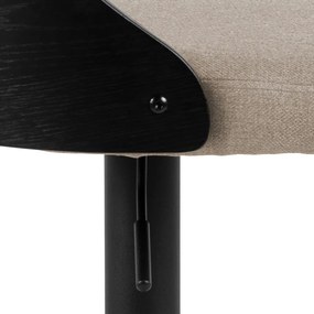 Beżowe hokery obrotowe zestaw 2 szt. 113 cm Lucy – Actona