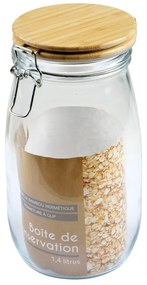 Szklany pojemnik na żywność na produkty sypkie – Homéa
