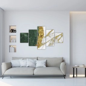 Obraz - Zielony marmur N⁰1 (125x70 cm)