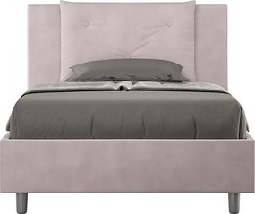 Łóżko bez stelaża tapicerowane 120x200 microfibra kolor lawendy Appia