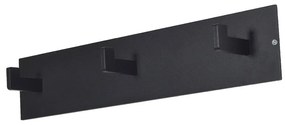 Czarny metalowy wieszak ścienny 50 cm Leatherman – Spinder Design