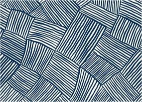 Obraz na szkle - linia 3D (70x50 cm)