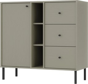 Komoda TORINO 100 cm do Salonu Sypialni Odcienie zieleni