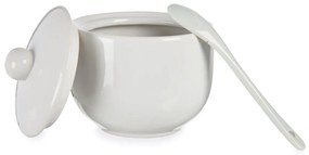 Cukierniczka ceramiczna z łyżeczką