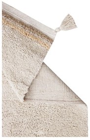 Kremowy bawełniany dywan tkany ręcznie odpowiedni do prania 120x160 cm Bloom Natural – Lorena Canals
