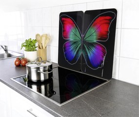 Szklane płyty ochronne BUTTERFLY BY NIGHT - 2 sztuki, WENKO