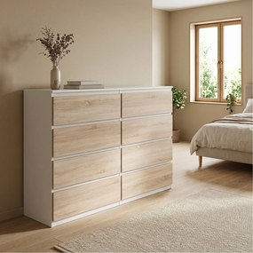 Komoda NUDO 120 cm do Salonu Sypialni Biały