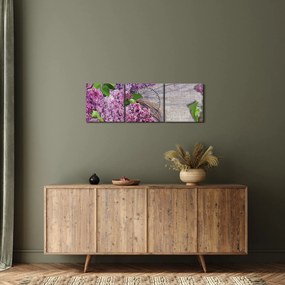 Obraz - Bez (z zegarem) (90x30 cm)