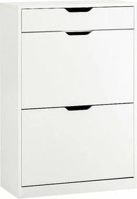 Półka na buty z 2 klapami i 1 szufladą FSR180-W