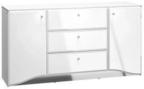 Komoda BLANC 02 2D3S 160 biały połysk ML MEBLE