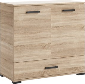 Komoda ALBANO 90 cm do Salonu Sypialni z Szufladą Dąb sonoma