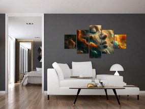 Obraz - Twarz w kosmosie (125x70 cm)