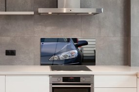 Szklany Panel Elegancki Czarny Samochód