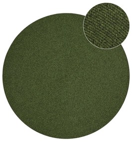 Zielony okrągły dywan odpowiedni na zewnątrz ø 150 cm – NORTHRUGS
