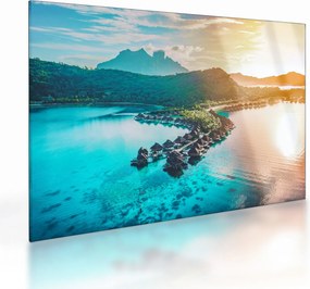 Obraz na szkle - Bora Bora (70x50 cm)