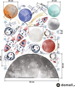 Naklejki na ścianę - Kosmos