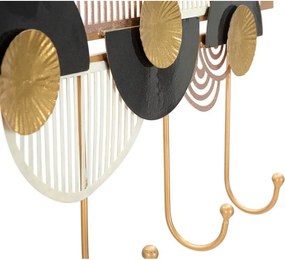 Wieszak w złoto-czarnym kolorze Mauro Ferretti Art