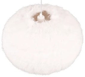 Kremowa lampa wisząca ø 50 cm Furry – Trio