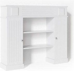 Obudowa kominka biały 119.5x27.3x103