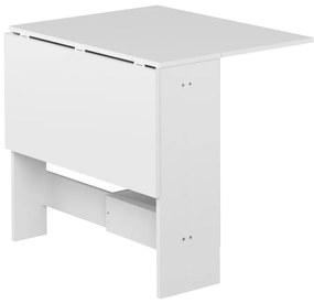 Rozkładany stół z białym blatem 76x28 cm Papillon – TemaHome