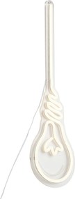Neonowa lampa ścienna ciepła biel z LED - Żarówka