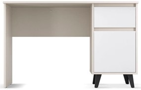 Biurko w stylu skandynawskim kaszmir + biały K7-P63