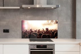 Szklany Panel Tłum na Koncercie