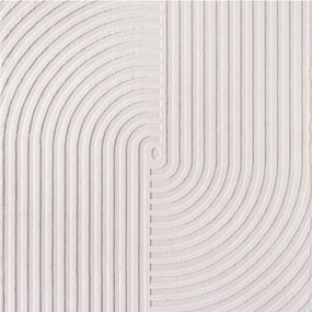 Dywan nowoczesny 3D Doha wstęgi kremowy 140 cm x 200 cm