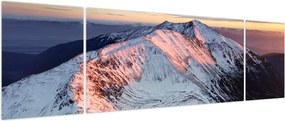 Obraz - Zimowa panorama górska II. (170x50 cm)