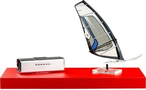 Półka ścienna Stylist Volato, 40 cm, czerwona