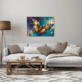 Obraz na szkle - Motyl, obraz olejny (70x50 cm)
