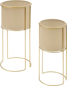 Kwietniki metalowe stojące ZIGY, 2 stojaki