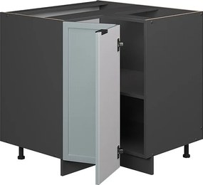 Szafka narożna jasnoniebiesko-szary 80.5x60x82 fame-line