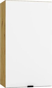 Górna szafka kuchenna 40 cm biały + dąb artisan P3-L44