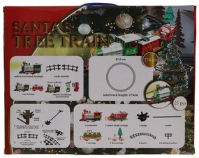 Świąteczny pociąg na choinkę, 23 elementy, Ø 87,5 cm
