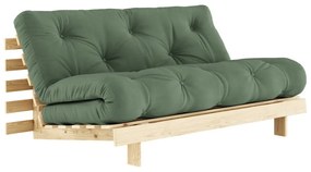 Zielona rozkładana sofa 160 cm Roots – Karup Design