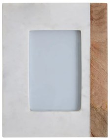 Biało-naturalna kamienna ramka 18x23 cm Sena – Premier Housewares
