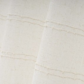 Beżowa zasłona z mieszanki lnu 140x260 cm Nodes – Casa Selección