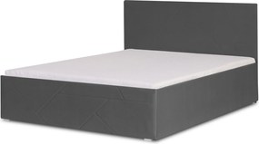 Łóżko TONY 160x200 cm Zielony oliwkowy Bez materaca