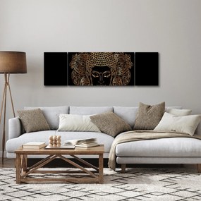 Obraz złotego Buddy (170x50 cm)