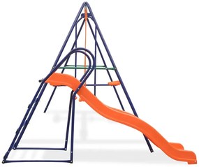 Zestaw huśtawki ogrodowej ze zjeżdżalnią M2-F16