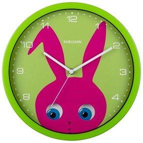 Zegar dziecięcy ø 31 cm Peekaboo Bunny – Karlsson