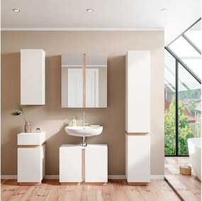 Zestaw mebli łazienkowych biały 70x34x55 gloria