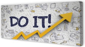 Fotoobraz na płótnie Motywacja: Napis "Do It"