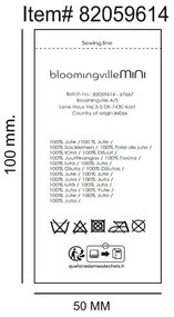 Okrągły dywan z juty w naturalnym kolorze ø 130 cm Dinne – Bloomingville Mini